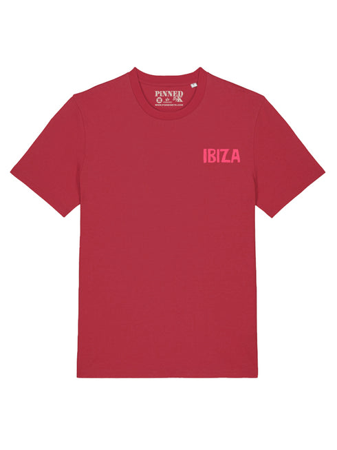 T-shirt Party Sleep Back Pink - Folk Red
